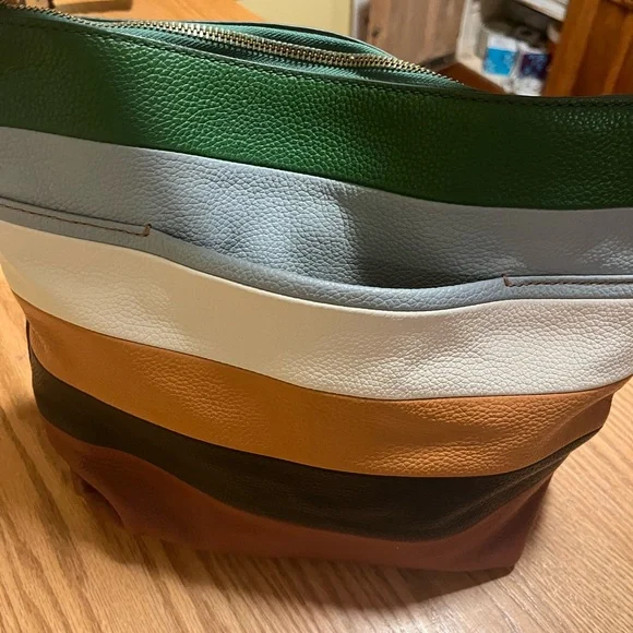 Fossil Multicolor Striped Hobo Bag - Picture 10 of 12